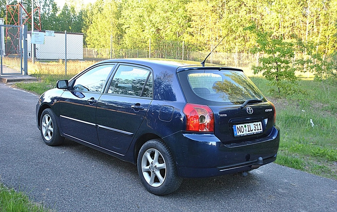 Toyota Corolla cena 11900 przebieg: 167000, rok produkcji 2004 z Radzyń Chełmiński małe 137